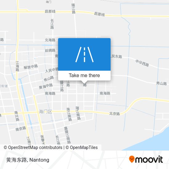 黄海东路 map