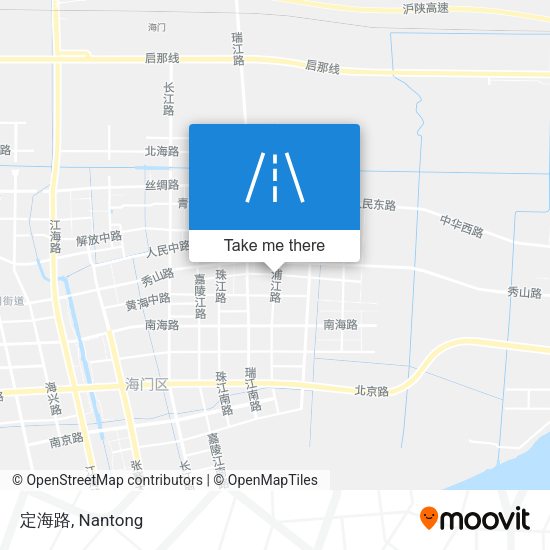 定海路 map