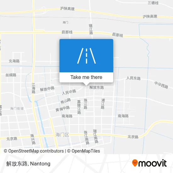 解放东路 map