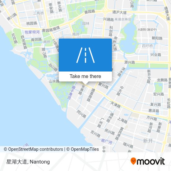 星湖大道 map