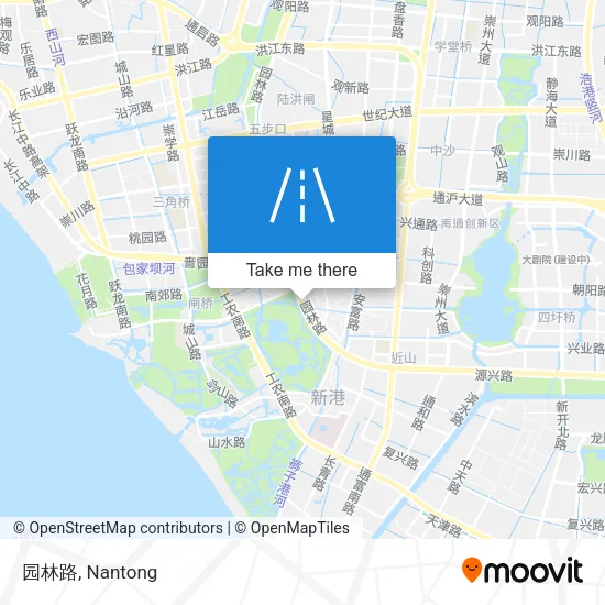 园林路 map
