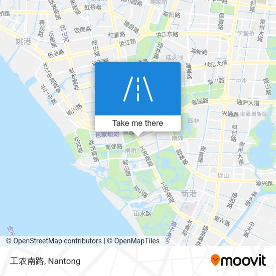 工农南路 map