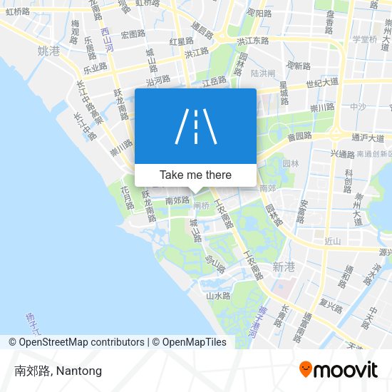 南郊路 map