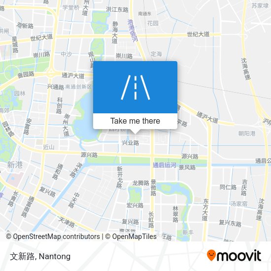 文新路 map