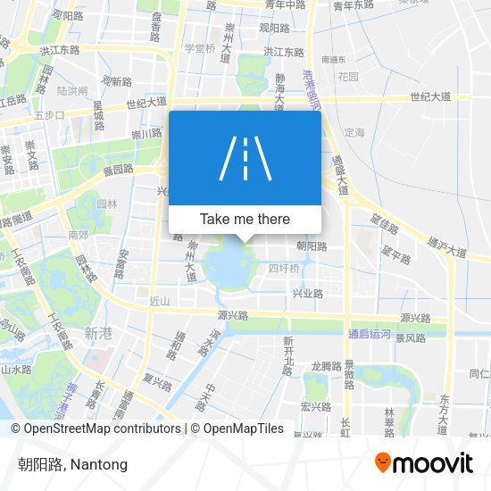 朝阳路 map