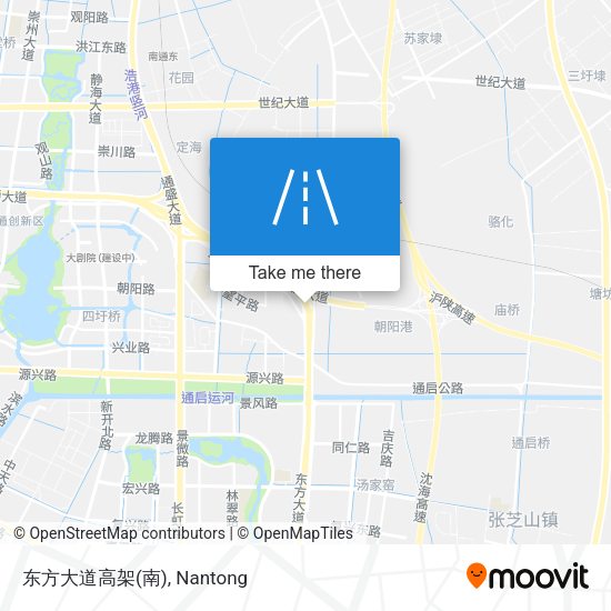 东方大道高架(南) map