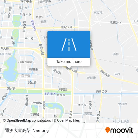 通沪大道高架 map