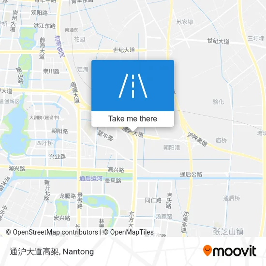 通沪大道高架 map