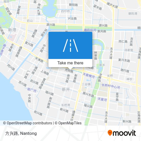 方兴路 map