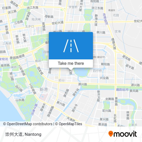 崇州大道 map