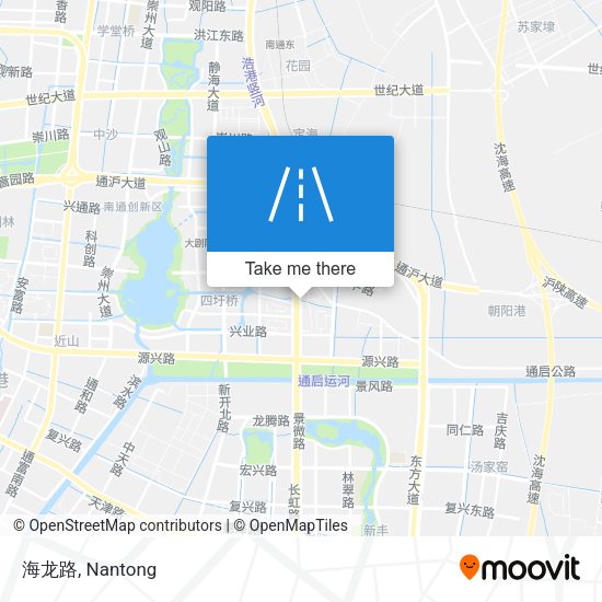 海龙路 map