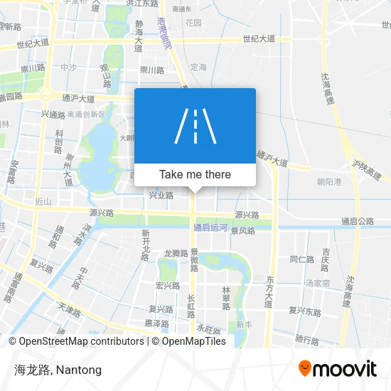 海龙路 map