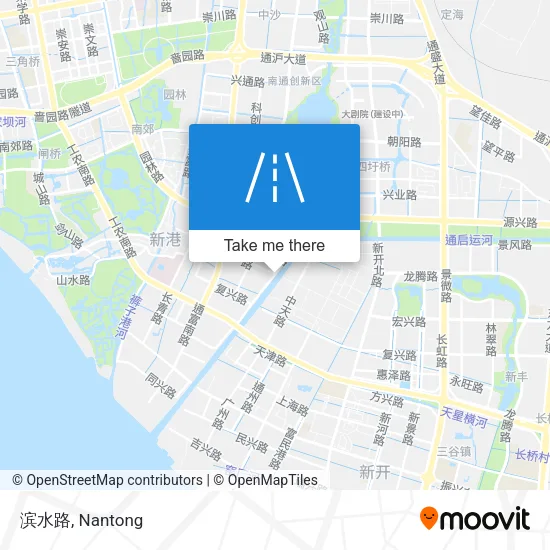 滨水路 map