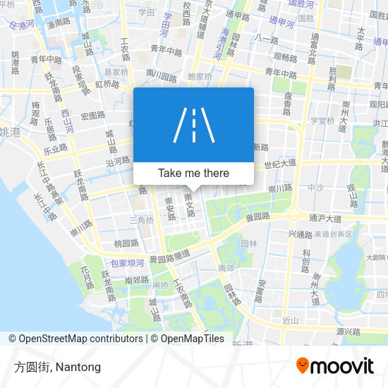 方圆街 map