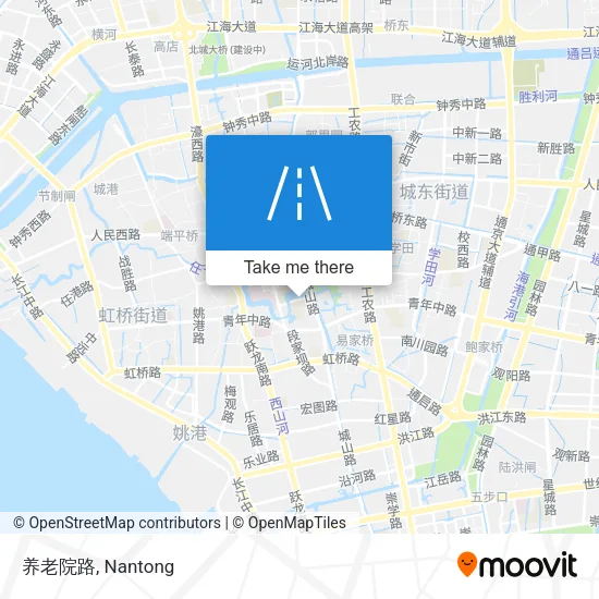 养老院路 map