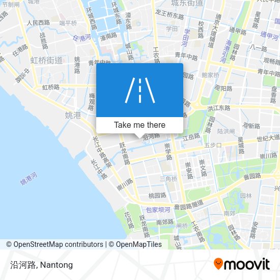 沿河路 map