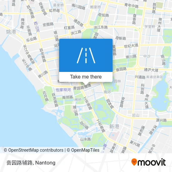 啬园路辅路 map