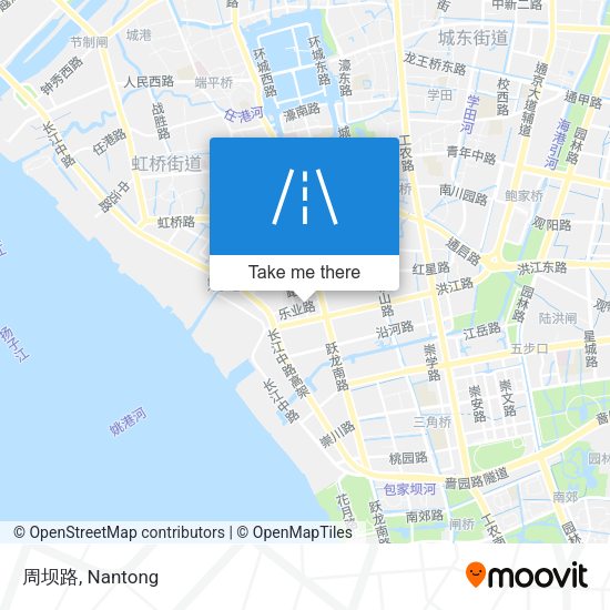 周坝路 map