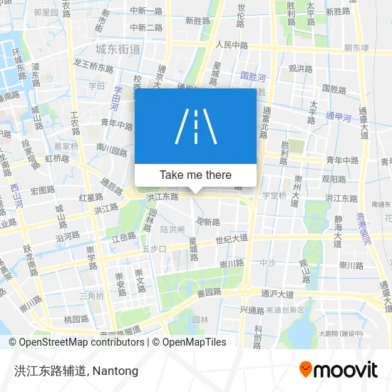 洪江东路辅道 map