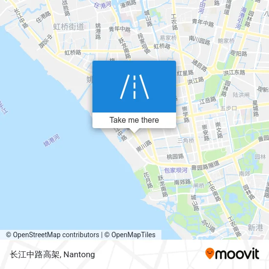 长江中路高架 map