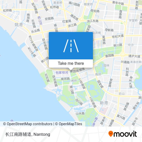 长江南路辅道 map