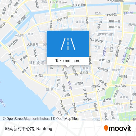 城南新村中心路 map