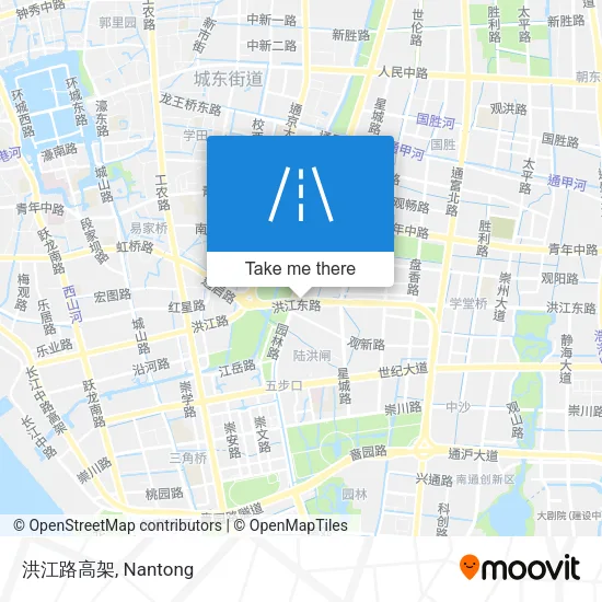 洪江路高架 map