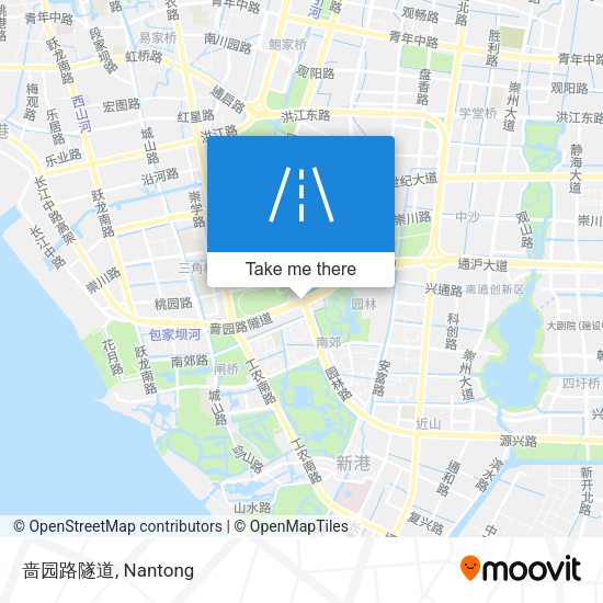 啬园路隧道 map