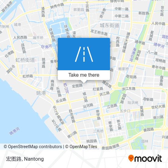 宏图路 map