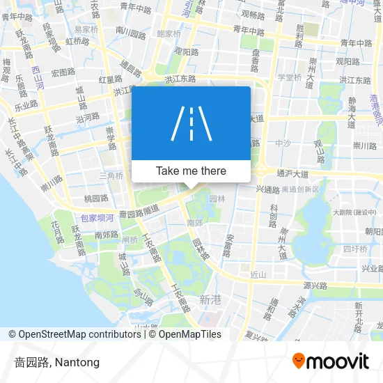 啬园路 map