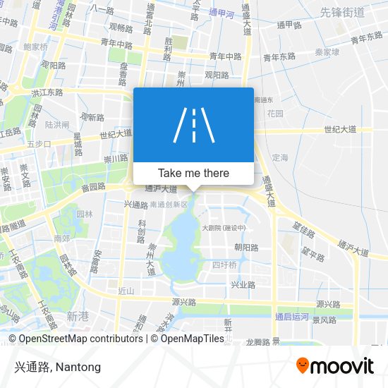 兴通路 map