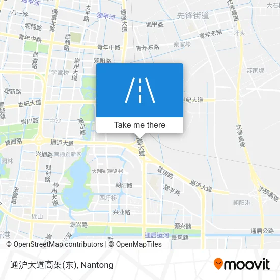 通沪大道高架(东) map