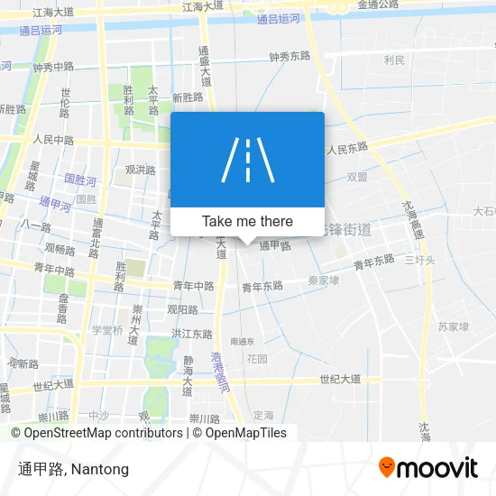 通甲路 map