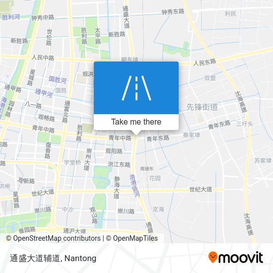 通盛大道辅道 map