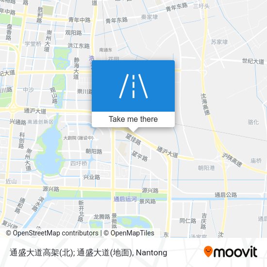 通盛大道高架(北); 通盛大道(地面) map