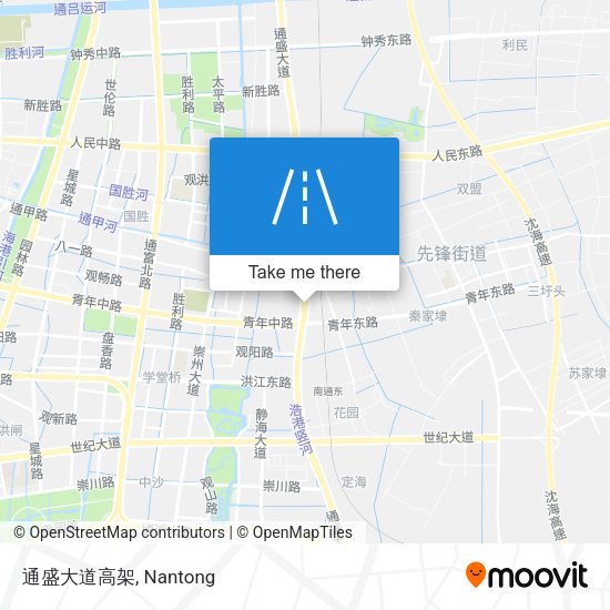 通盛大道高架 map