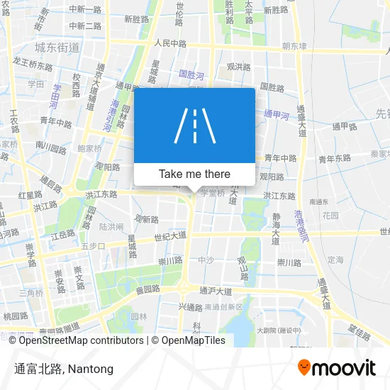 通富北路 map