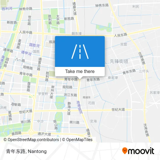 青年东路 map