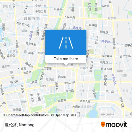 世伦路 map
