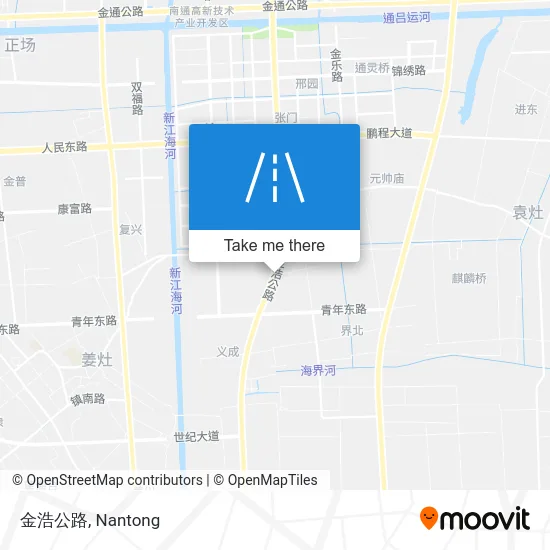 金浩公路 map