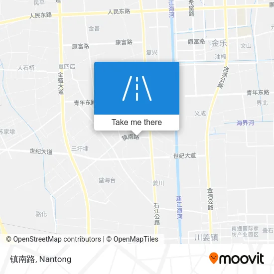 镇南路 map
