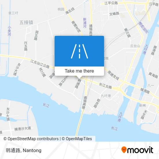 韩通路 map