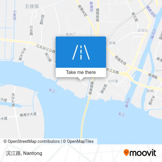 滨江路 map