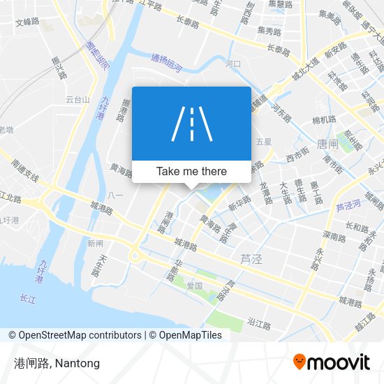 港闸路 map