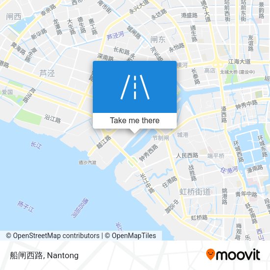 船闸西路 map