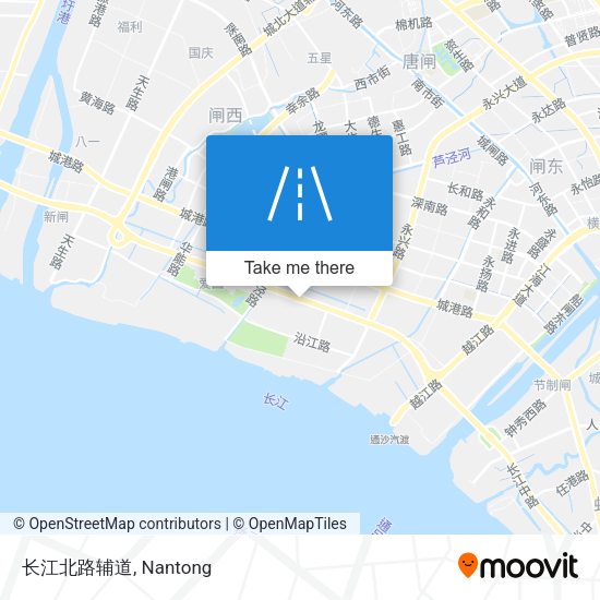 长江北路辅道 map
