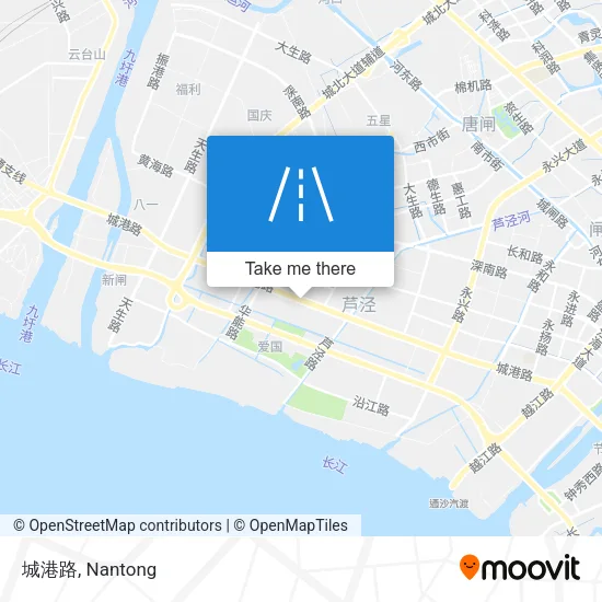 城港路 map