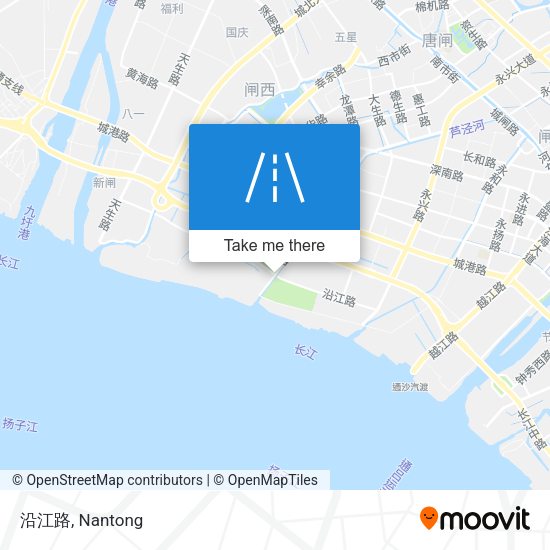沿江路 map