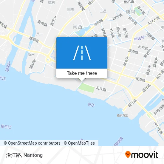 沿江路 map