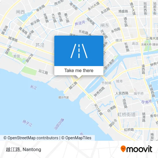 越江路 map